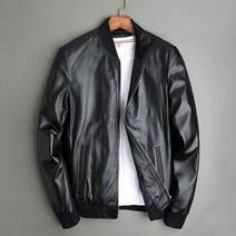 양가죽무스탕 겨울 양털 재킷 Tcyeek-캐주얼 양가죽 숏 야구 코트 자켓 남성용 봄 가을 가죽