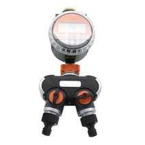 마카롱 몬스테라 알보 안스리움 라디칸스 알로카시아 바리에가타 수경재배 관수시설1 세트 자동 전자 LED 비 센서 워터 타이머 양방향 호스 36, 검은 색