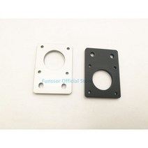 Funssor NEMA 17 스테퍼 모터 마운팅 플레이트 고정 브래킷 Reprap Dbot coreY 3D 프린터 CNC 부품 프로파일, black