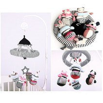 오르골 흑백모빌 도형 신생아모빌, 단일옵션