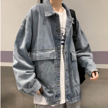 남자데님코디 연청 점퍼 트러커 재킷 남사친룩