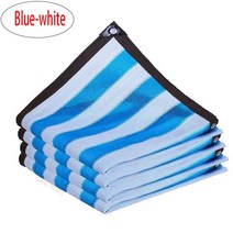 텐트 야외 자외선 차단 차양 HDPE 정원 건물 전망대 돛 발코니 가구 캐노피, 63.Blue White - 4x6m