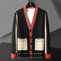 머니타이걸 남성 긴발 버튼가디건 zipper sweater 비보뉴 V184O182