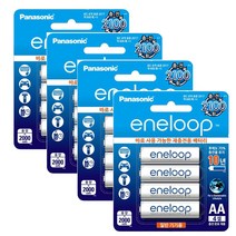 파나소닉 에네루프 충전지 충전 배터리 AA 2000mAh 충전용 건전지, 4개입, 4개