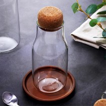 밀크티 우유 요거트 코르크마게 유리병 디퓨저 병용기, 소(150ml)