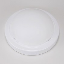 [빛나라닷컴] PVC 델리 원형 직부등, 직부등 + LED 전구 8W (주광색) 포함