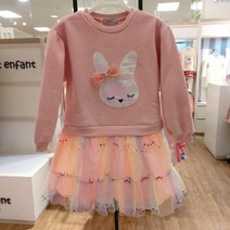 쁘띠앙팡 여아용 PC 스노아리 기모 원피스 PCV75GOP85