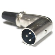 케이블마트 오디오케이블 스피커 음향 커넥터 모노 스테레오 캐논 TRS TS XLR RCA 3.5 5.5 6.3 이어폰 마이크 크기 변환 젠더 ㄱ자 꺾임 연결잭 커넥터, HA50-32 캐논/숫 꺾임 제작 젠더