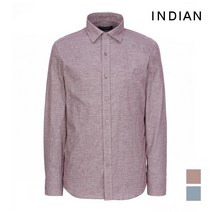 [INDIAN] 스트라이프 스트레치 코튼 셔츠_MIENLVF8351
