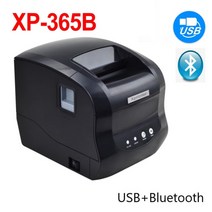 네임스티커 라벨 프린터 xprinter 80mm 열 20mm-80mm 바코드 블루투스, 협력사, 우리 플러그, xp-365b-bl