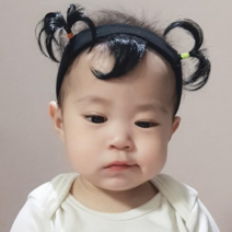 유호랑 콩이밴드 (아기가발/위그밴드)