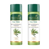 바이오티크 Biotique 티트리 토너 티트리 스킨 중성/지성용 120ml x 2개