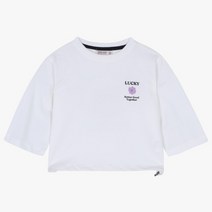 [오후] 크롭 스트링 7부 티셔츠 OHLA23S51