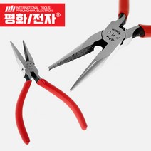 평화전자 국산 롱노우즈 플라이어 6인치 PH-610 롱노즈 마루펜치, PH-610 (6인치)