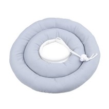 아르르 UFO 넥카라 네이비 선택할 수 있는 6가지 스타일, XL;40cm, 스타일 5 회색 파란색