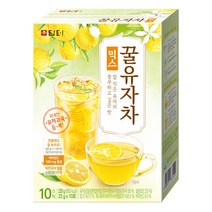 담터 꿀 유자차 믹스 10T 일회용스틱, 220g, 1개
