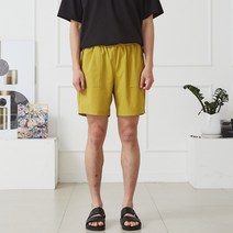 더제이엘 남자 반바지 밴딩 벤츄리 사각패치 5부 바지