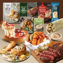 애슐리 홈파티 세트 머쉬룸 스프+트리플 브리또+통살 치킨&치폴레소스+퀵앤이지 봉골레 크림 빠네+시카고 피자+시그니처 등심 스테이크