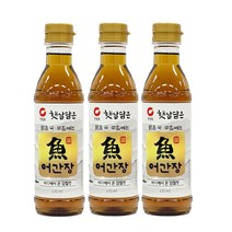 일루몬트 청정원 햇살담은 어간장 410ml, 3개