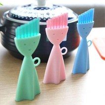 밀폐용기 홈 주방용기틈새 청소솔 브러쉬 먼지제거, 1개, 블루