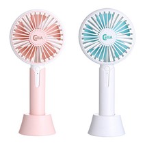 칼리아 미니 손선풍기 저소음 핸드선풍기 탁상용 휴대용, 칼리아(핑크2개)