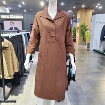막스카라 카라넥 칠부 소매 셔링 벨트 원피스 M23QWO354