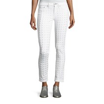 랙앤본 여자 화이트 Blanc STUDDED 데님 스키니 진 26