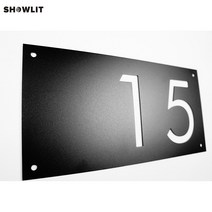 패션 스타일 맞춤형 블랙 메탈 명문 플레이트, 01 6inches_01 12inches