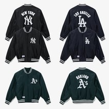 뉴에라 뉴에라 남여공용(MLB 팀 스타디움 재킷 LA다저스 뉴욕 양키즈 오클랜드 어슬레틱스) 3종 모음 13546434 13546435 13546436