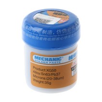 XG-50 SN63 / PB37 납땜 페이스트 플럭스 솔더 철 회로 기판 역 Machanic 용접 수리 도구, Black, 1개