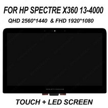 [해외] HP SPECTRE X360 1340 FHD 1920*1080 모니터 및 QHD 2560*1440 디스플레이 LCD 화면 디지타이저 터치 스크린 어셈블리 패널, touch only