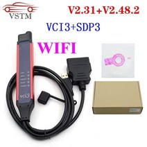 SDP3 VCI3 스캐너 A + Scania OBDII 진단 wifi 2.48.2 트럭 헤비 듀티 대신 VCI2, 한개옵션0, 한개옵션0