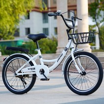 초등학생자전거 키즈 여성 어린이 22인치 아동 주니어, Single Speed 20인치 블루