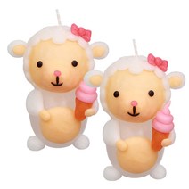 이야코 동물나라 캐릭터양초 만들기세트, 양순이, 2개