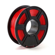 3D 프린터 필라멘트 잉크 레진 재료 인쇄 기계 PETG 1.75mm 1kg/2.2lbs 플라스틱 소모품 물자, Transparent Red, CHINA