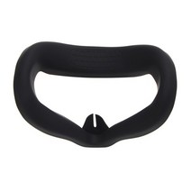 가상현실 vr 게임기 풀세트 oculus quest 2 보호 커버 터치 컨트롤러 쉘 실리콘 아이 케이스 스킨 핸들 그립 oculus quest 2 액세서리호환, 아이 커버 블랙