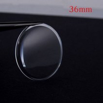 시계 유리 미네랄 글라스 크리스탈하이 돔형 스텝직경 범위 31 mm ~ 36