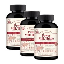 밀크씨슬 추출물 400mg 실리마린 130mg 비타민B군 8종, 3개, 60정