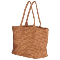 CALIA 칼리아 여성용 네오프렌 웨이브 토트백 256942, Dark Brown, No Size