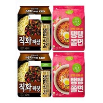 풀무원 직화짜장 4입+탱탱쫄면 4입, 2set