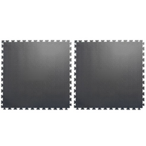 토탈매트 대형 퍼즐 층간소음방지 운동 일반매트 2p, 검정