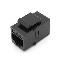 (Coms) RJ45 I형 8P8C CAT6 Plate형 커플러(블랙) (WH5754), 프라마쿠팡 본상품선택
