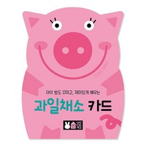 과일채소 카드 : 아이 방도 꾸미고 재미있게 배우는, 블루래빗