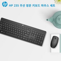 HP 235 무선 영문 키보드 마우스 세트 양손잡이 2.4GHz 저소음