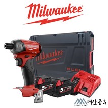 밀워키 18V 오일펄스 써지 임팩트 드라이버 M18 FQID-0X 501X 502X, [02] 501X (5A 배터리 1개+충전기)
