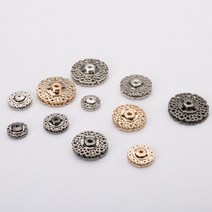 가방부자재 화려한 똑딱이단추 리벳 가죽 스냅 청바지 금속단추 의류 고급 정장 자켓 셔츠 버클 코트 블라우스 부속품 이쁜 디자인 트렌치코트 버튼 너트 바지수선 실버30mm