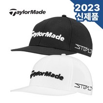 [] [23년신상]테일러메이드 TOUR FLATBILL STEALTH2 스냅백 골프모자(T, 화이트