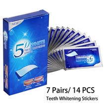 치아 미백 스트립 5D 젤 화이트 치과 키트 구강 위생 관리 거짓 베니어 의사 Seks Whiten Gel, 01 5D 7pairs