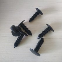 자동 패스너 6mm 구멍 플라스틱 리벳 엔진 커버 범퍼 후드 펜더 스플래시 가드 리테이너 클립 자동차 도어 트림 패널 클립, 50 pieces