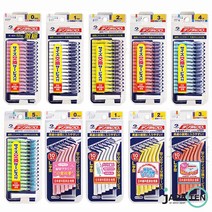 덴탈프로 치간칫솔 I자형(15개입) / L자형 (10개입) 12종 (0 1 2 3 4 5호), 15개입, 1개